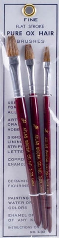 3-pc Set Flat Ox Hair