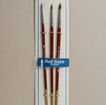 3pc set red sable 10/0 5/0 0