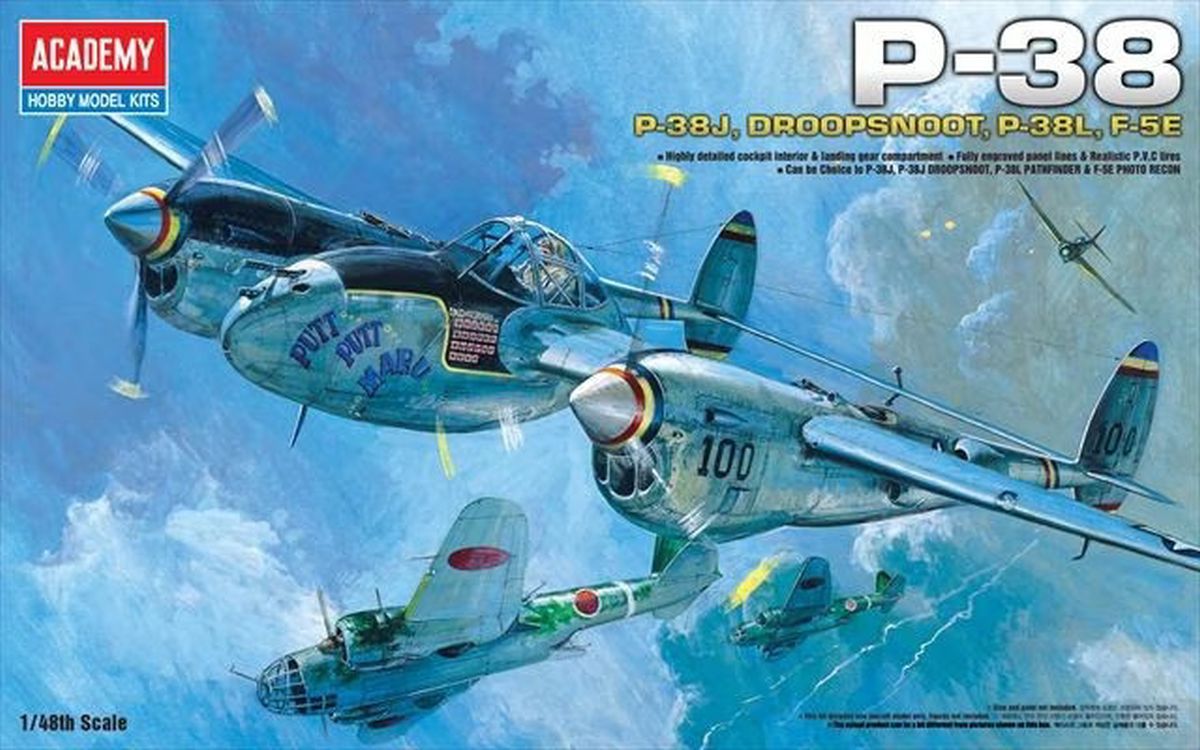 TARIFF P-38J/L/F-5E Lightning (was kit #2215)