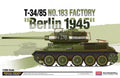 TARIFF T-34/85 No.183 Factory Berlin 1945