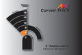 Track Curve-6''x1/8 Pr.