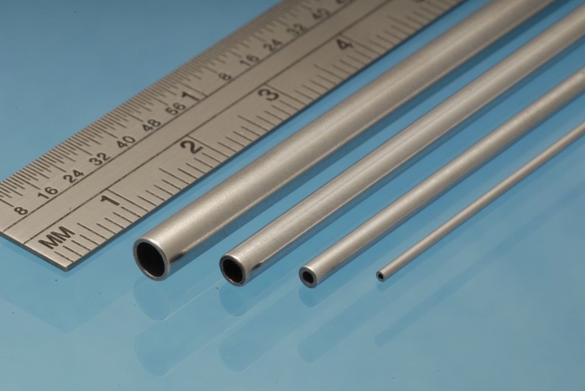 Aluminium Tube 2 x 0.45 mm 4pcs