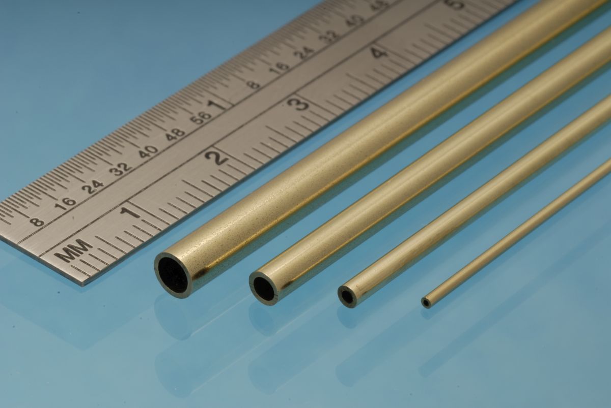 Brass Tube 2 x 0.45 mm 4pcs