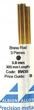 Brass Rod 3.0 mm 3pcs