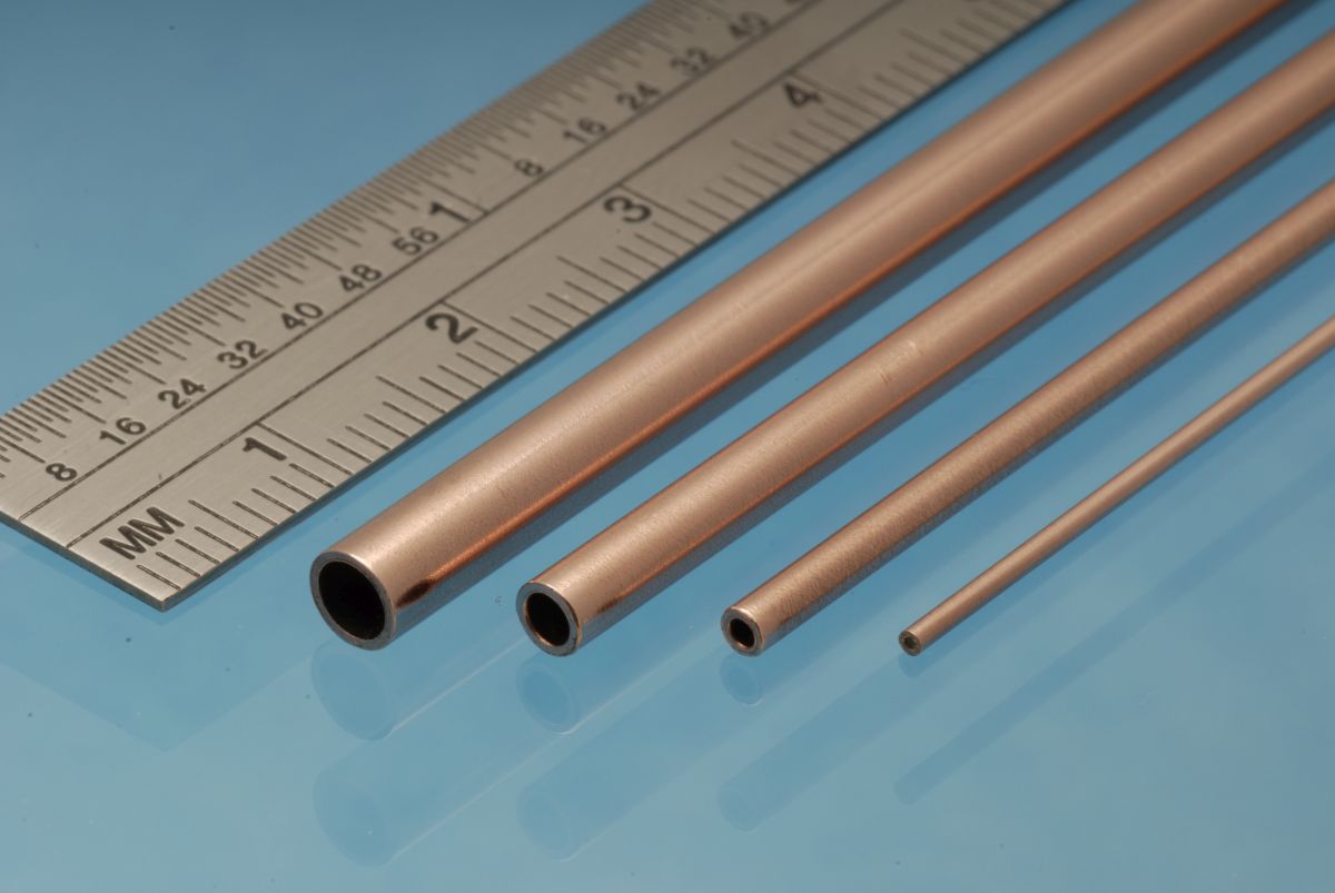 Copper Tube 3 x 0.45 mm 4pcs