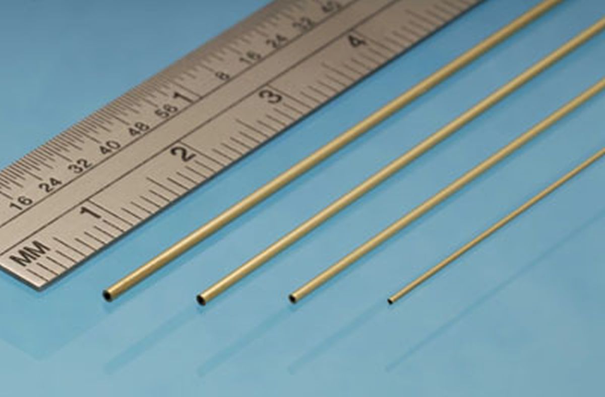 Brass Micro Tube 1.1 mm x 0.9 mm i.d. 3pcs