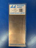 Copper Sheet 0.6 mm 1pcs