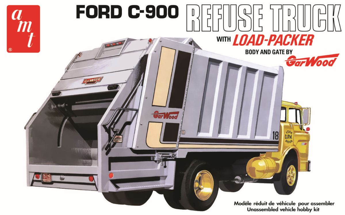 Ford C-600 Gar-Wood Load Packer Garbage Truck Skill 2