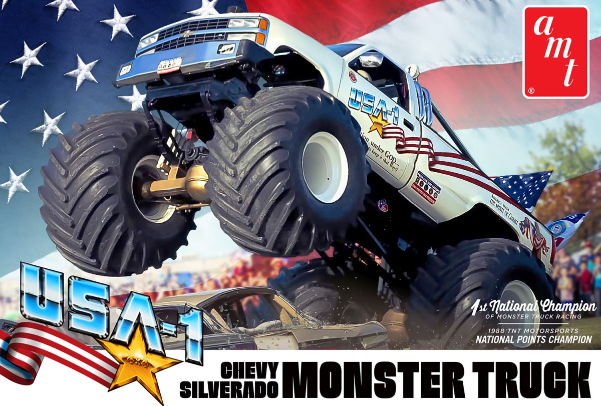 USA-1 Chevy Silverado Monster Truck Skill 2