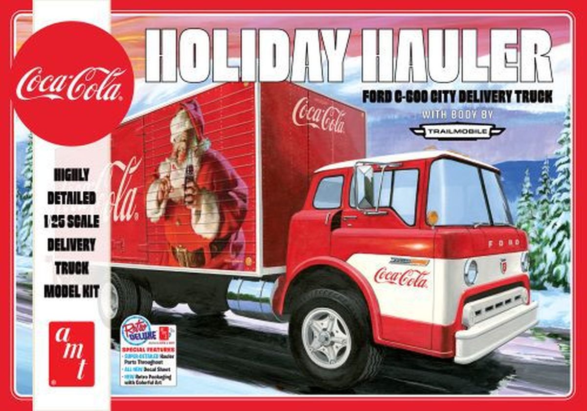 Ford C-600 City Holiday Delivery Truck Coca-Cola Skil