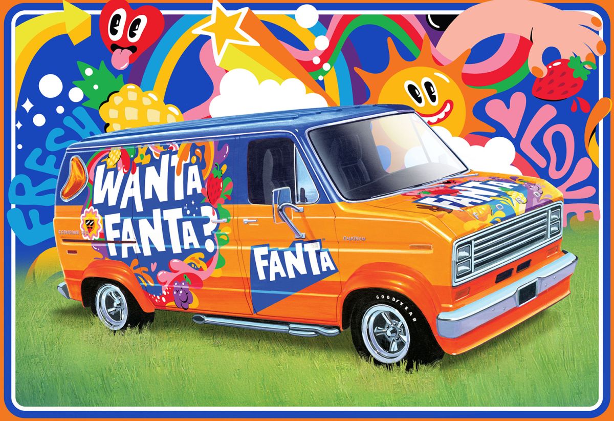 1977 Ford Custom Van Fanta Skill 2