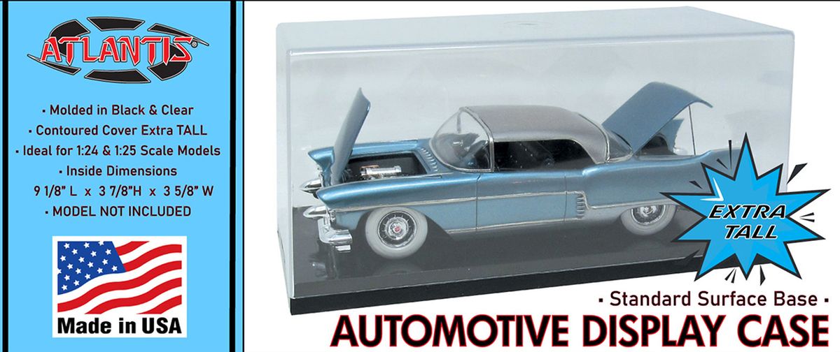 Auto Display Case 1/24/125 Tall Standard Base
