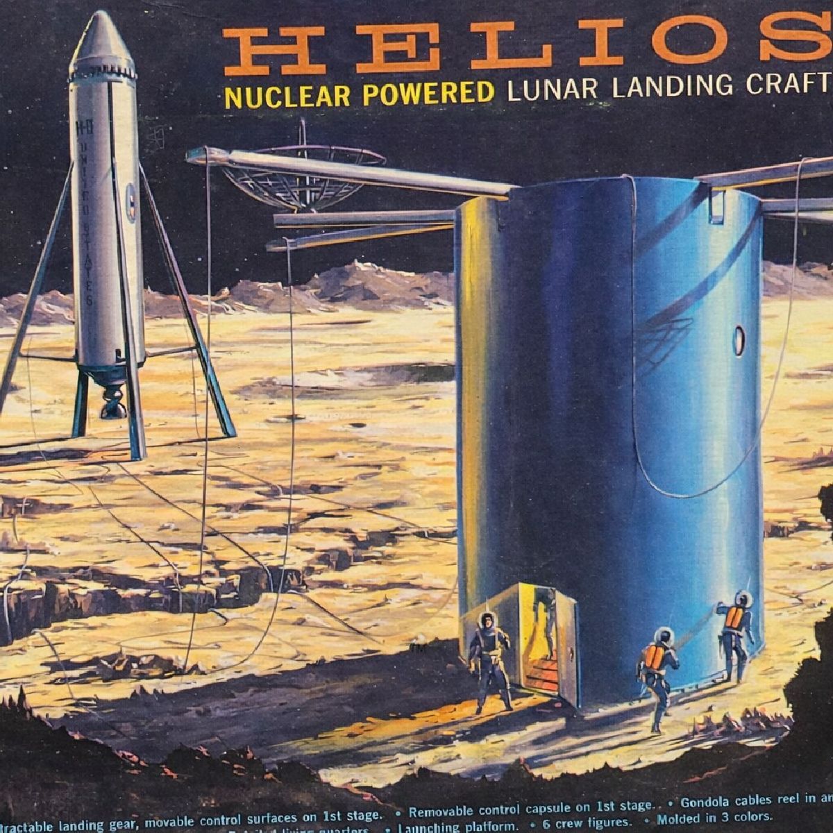 Helios Nuclear Powered Lunar Landing Craft