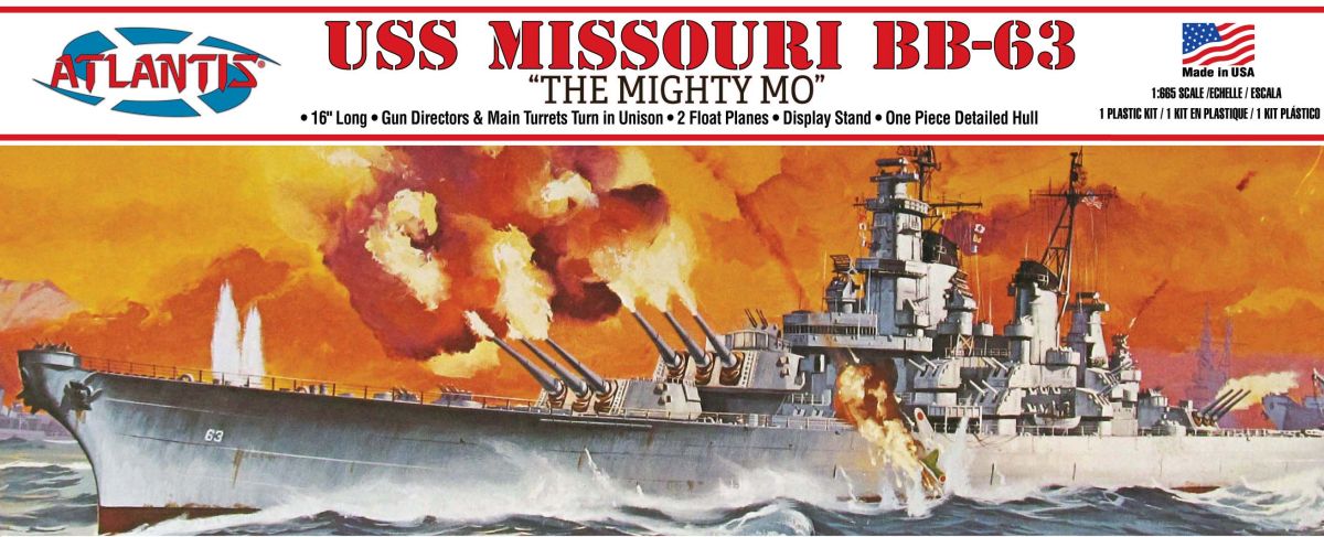 USS Missouri BB-63 The Mighty Mo 16 inch