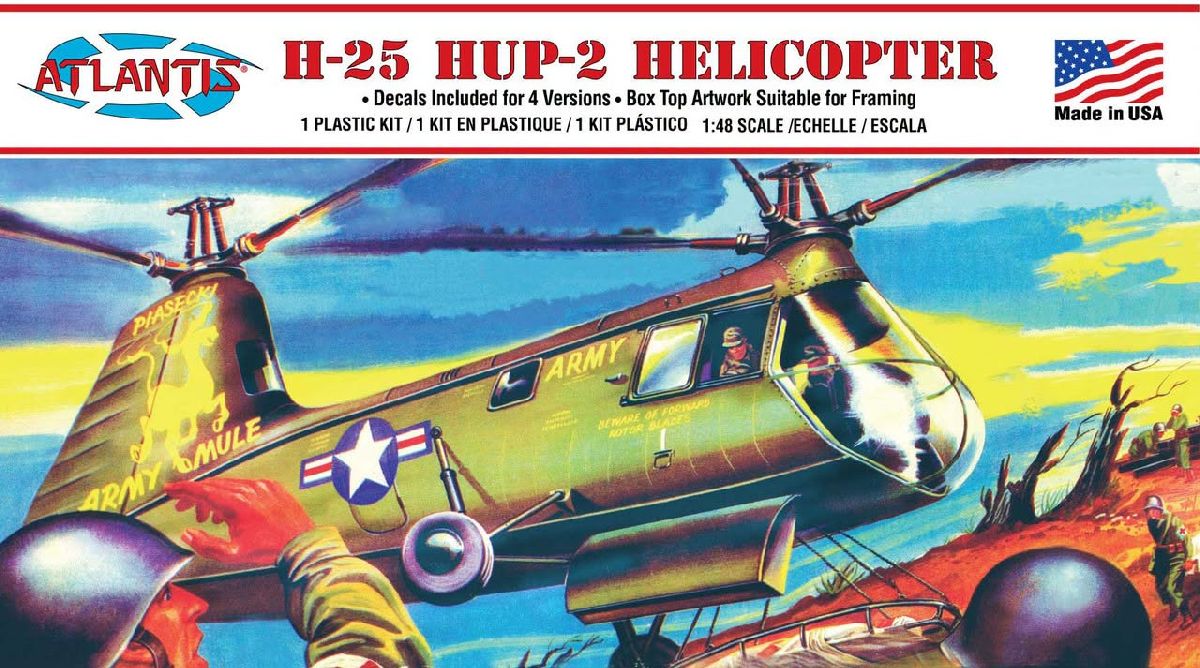 H-25 Army Mule Helicopter 4 Decal Options