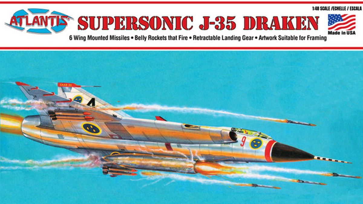 Supersonic Saab Draken J-35