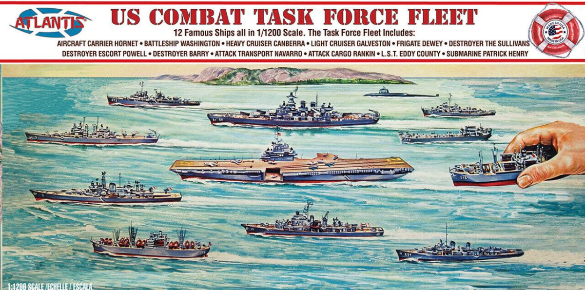US Navy Task Force Set 12 Different Ships