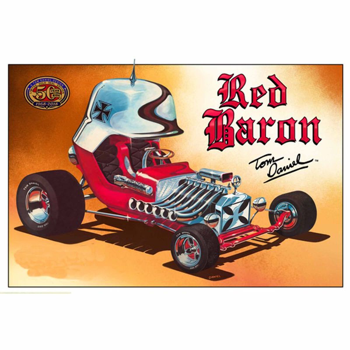 Tom Daniel Red Baron Show Car w/Trading Card