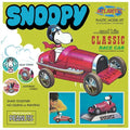 Snoopy and his Race Car