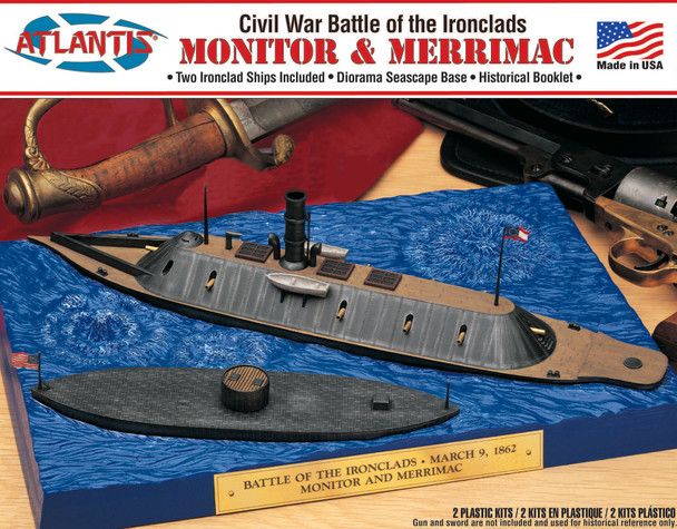 Monitor and Merrimack Civil War Set