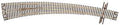 N Code 55  LH Curved Switch/21.25'' R