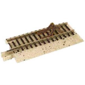 N Code 65 True-Track Bumper/brn/2pk