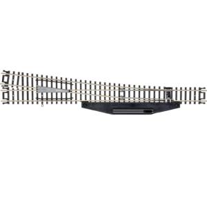 Code 80  Nickel Silver #8 Turnout Left Hand Manual