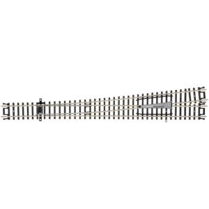 Code 80  Nickel Silver #8 Turnout Left Hand CUSTOMLINE