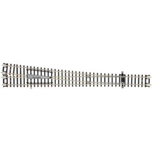 Code 80  Nickel Silver #8 Turnout Right Hand CUSTOMLINE