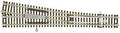 Z Scale #6 Turnout - Right