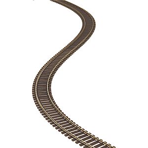HO Code 83 Flex Track w/Brown Ties