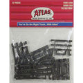 HO Code 83 Flex Track End Ties/6pk