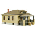 HO B/U Barb's Bungalow Mus/grn