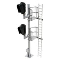 HO Signal Hooded Modern Double Head RH