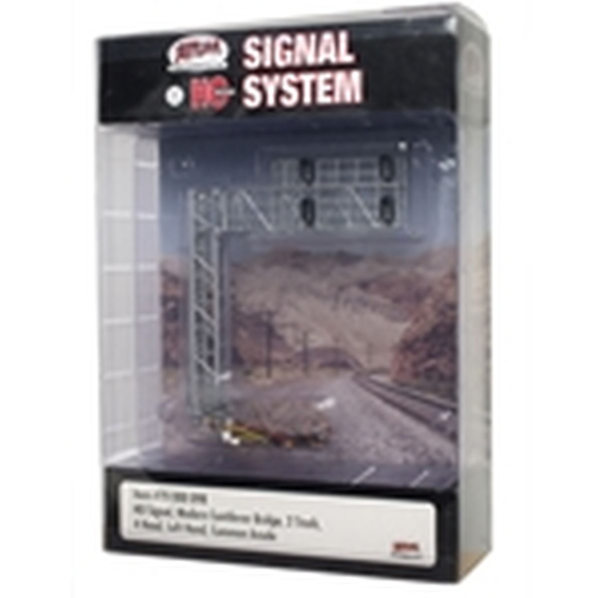HO Signal  Modern Cantilever Bridge  2 Track  4 Head  LH