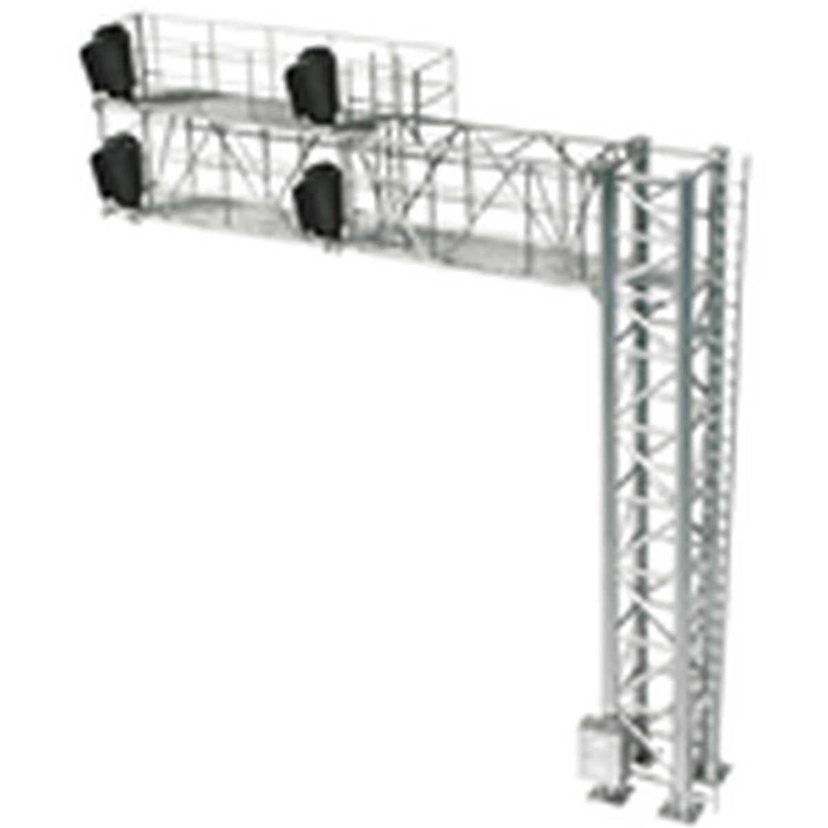 HO Signal  Modern Cantilever Bridge  2 Track  4 Head  RH