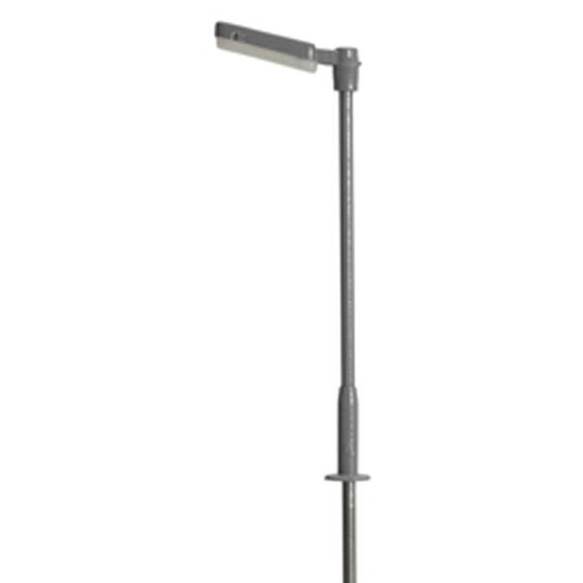 N Single Arm Parking Lot Light Gray Warm Led (3-Pack)