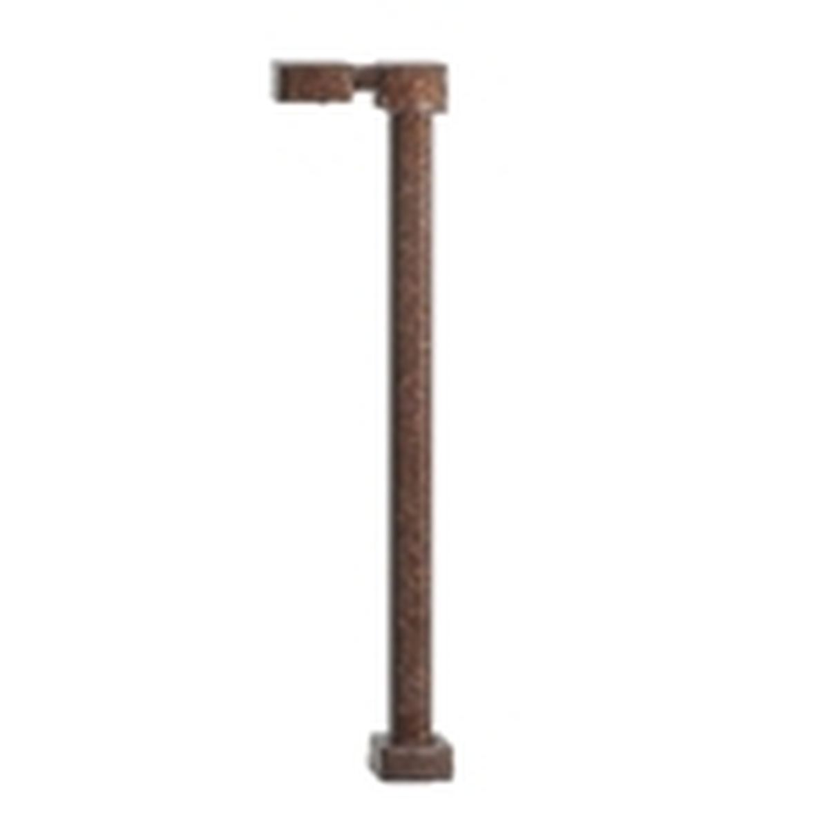 N Single Arm Square Light Bronze 15ft Warm LED (3-pack)