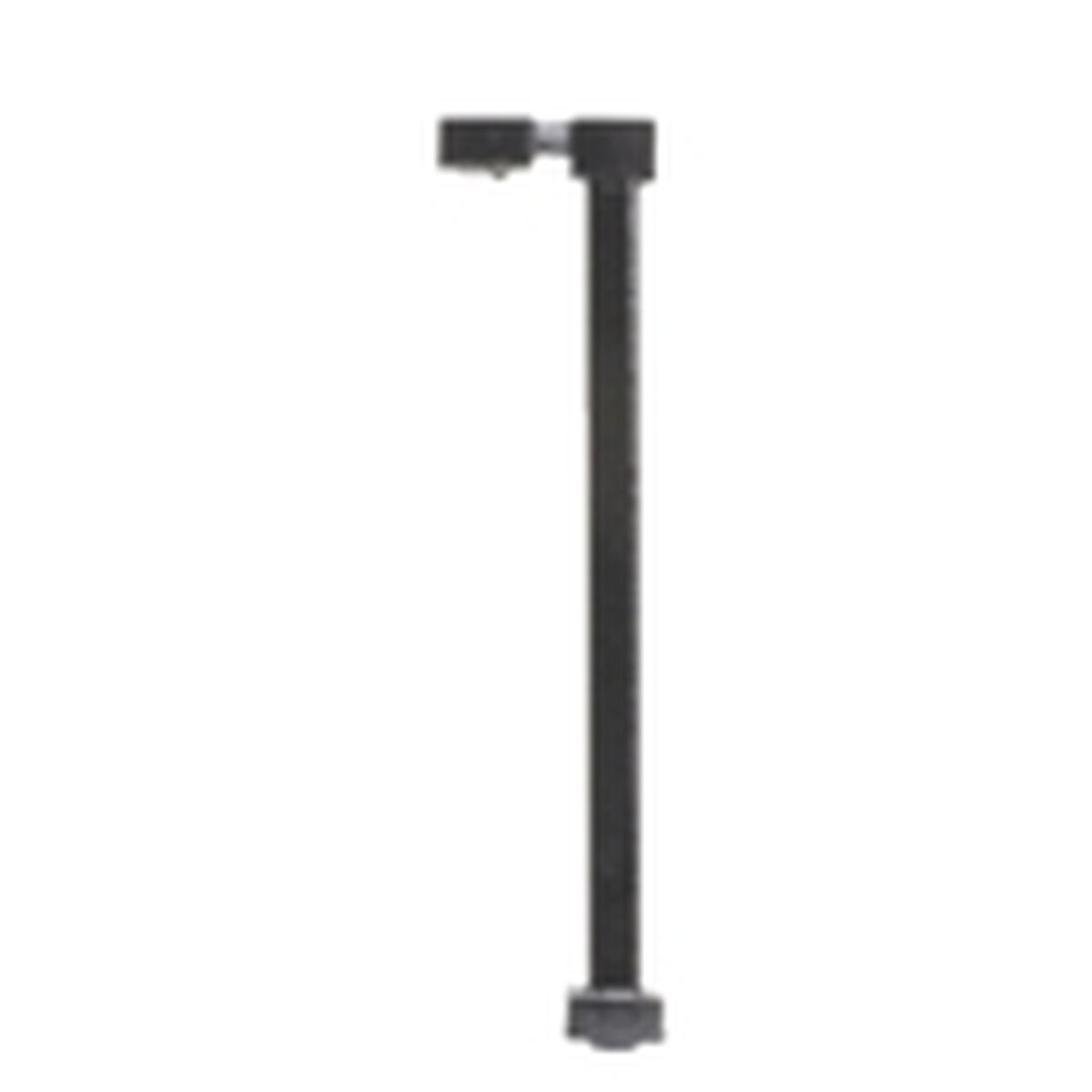 N Single Arm Square Light Black 15ft Warm LED (3-pack)