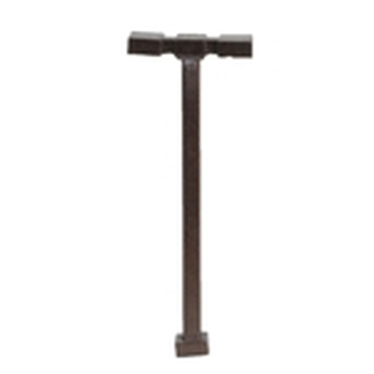 N Double Arm Square Light Bronze 15ft Cool White LED (3-pack