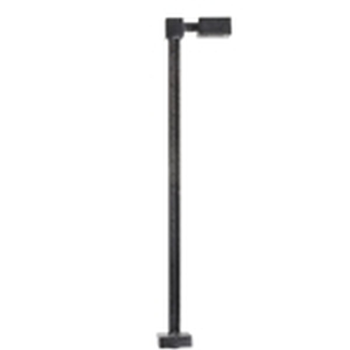 HO Single Arm Square Light Black 15ft Warm LED (3-pack)