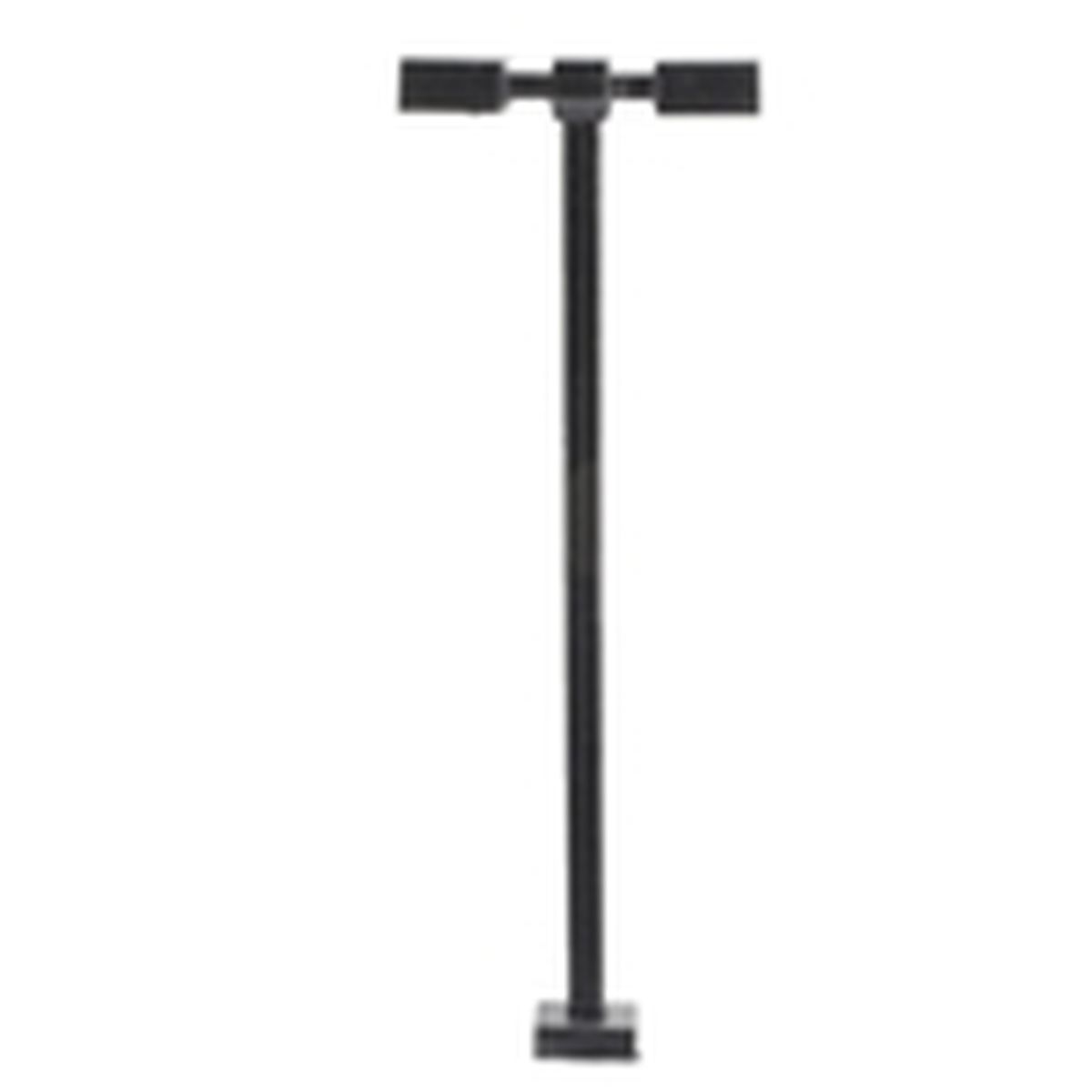 HO Double Arm Square Light Black 15ft Warm LED (3-pack)