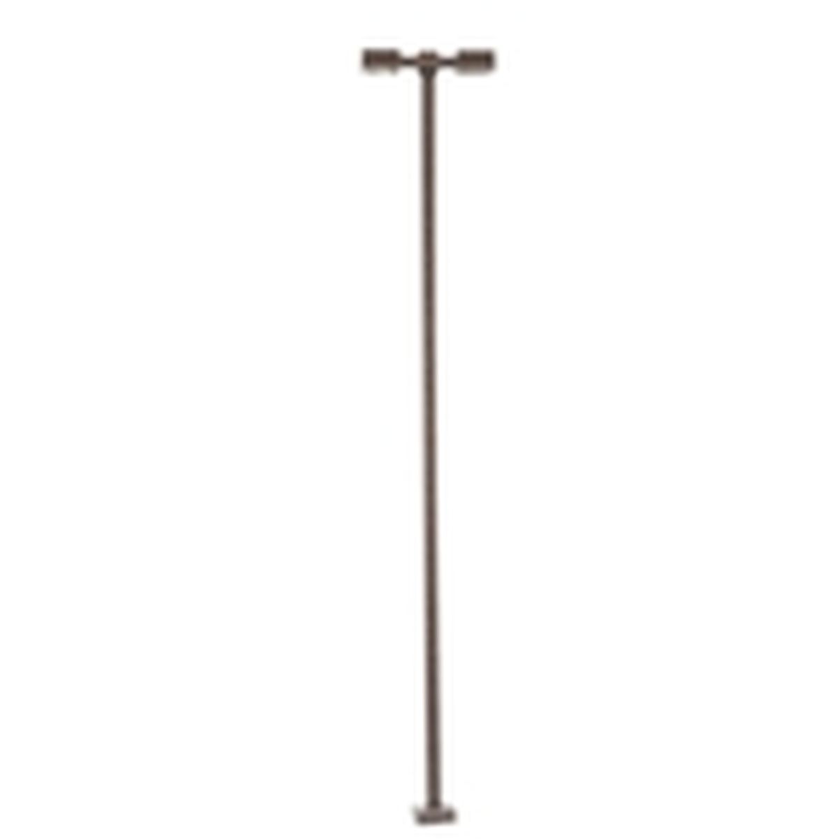 HO Double Arm Square Light Bronze 30ft Cool White LED (3-pac
