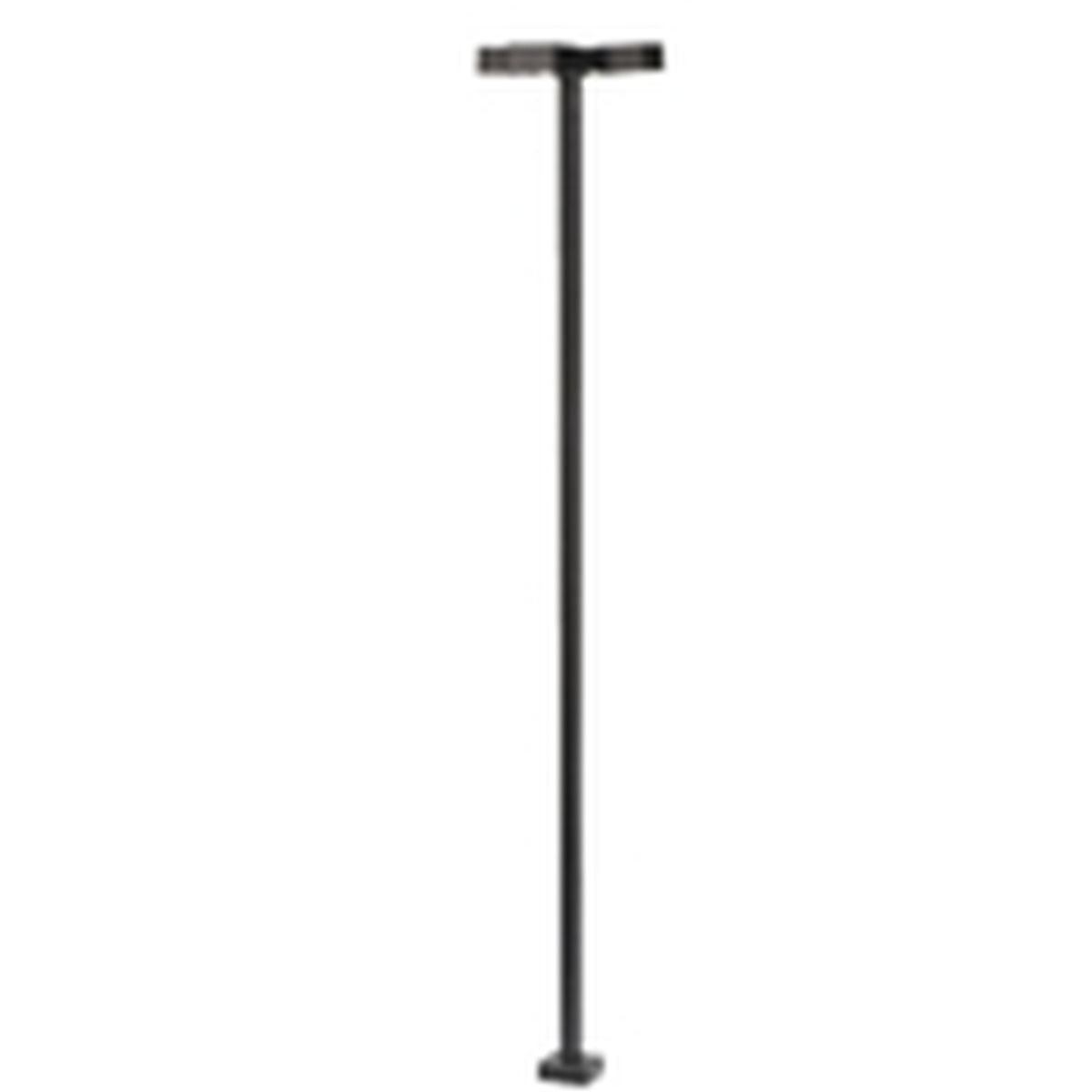 HO Four Arm Square Light Black 30ft Warm LED (3-pack)