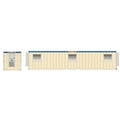 N Mobile Mini Mobile Office Container Tan/Blue