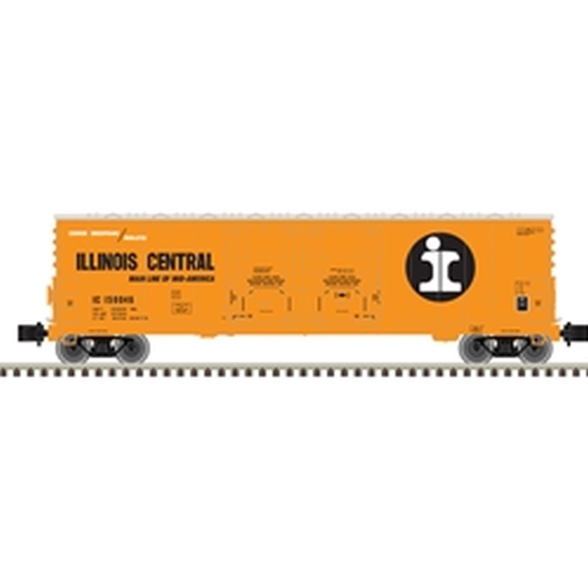 TARIFF Z 53' Boxcar Illinois Central #150058 Orange/Black