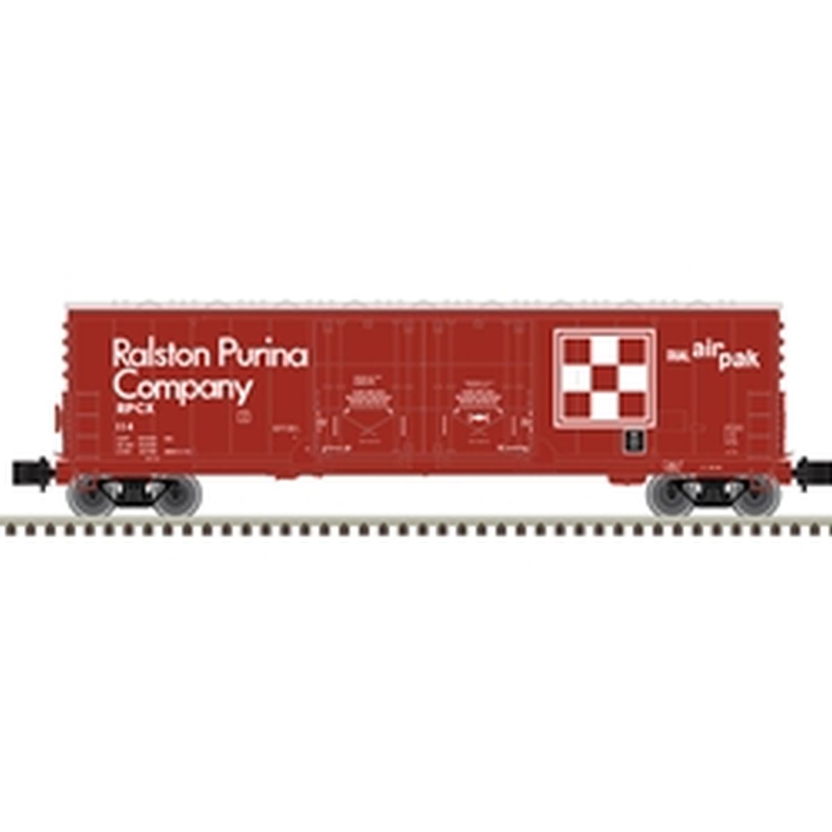 TARIFF Z 53' Boxcar Ralson Purina #114 Red/White