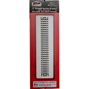 HO Code 100 9'' Straight/6pk