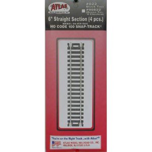 HO Code 100 6'' Straight/4pk