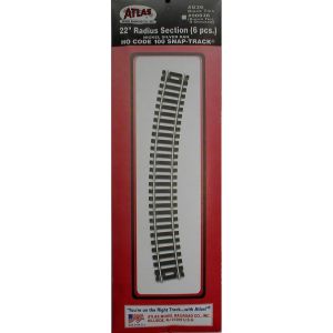 HO Code 100 22'' Radius/6pk